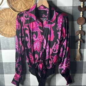 Dundas X Revolve Blouse Dellirium Paisley